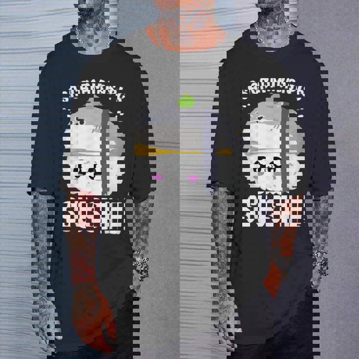 サカバンバスピス寿司 魚ミーム 和食 Tシャツ 彼への贈り物