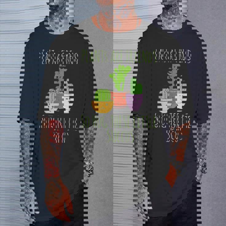 サボテン植物 面白いことわざデザイン サボテン ギフトアイデア Tシャツ 彼への贈り物