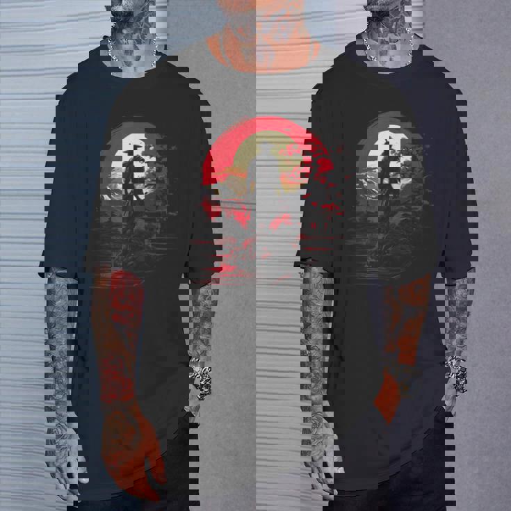 サムライ・カタナ 名誉 武道 日本語 Tシャツ 彼への贈り物