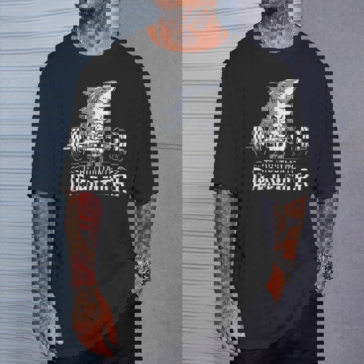 サメ コスチューム デッドリフター ワークアウト ジム サメ ぬいぐるみ 動物 Tシャツ 彼への贈り物