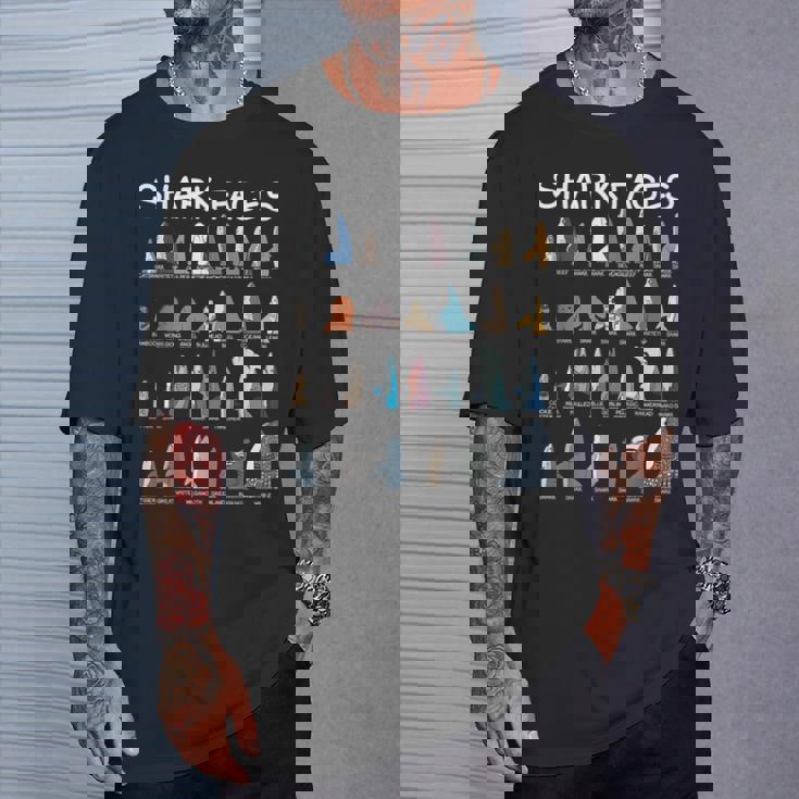 サメの顔タイプ 捕食者 面白いサメ 魚 サメ Tシャツ 彼への贈り物