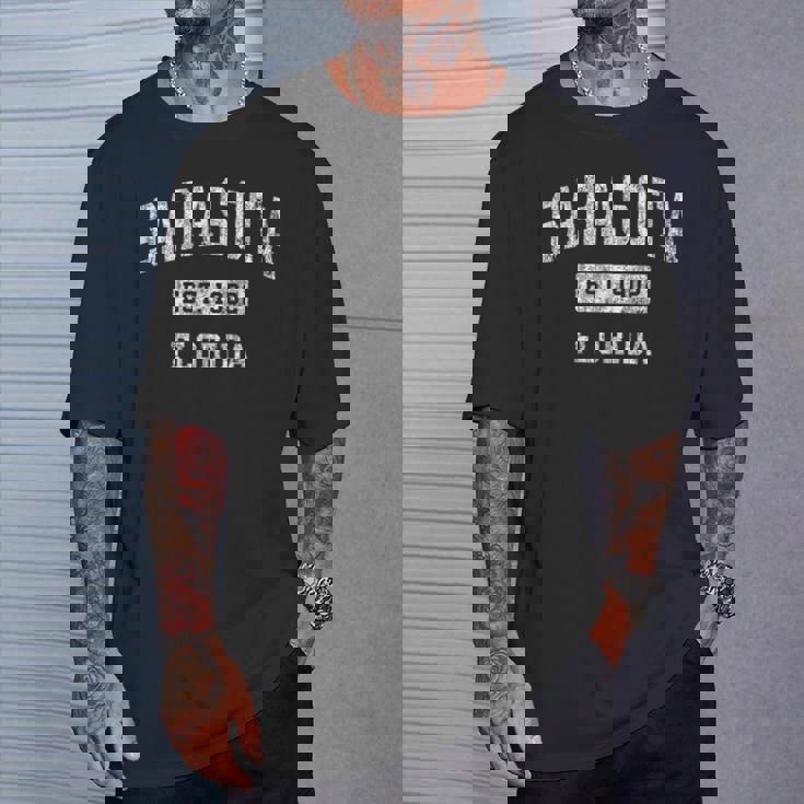 サラソタ フロリダ Fl ヴィンテージ 確立されたスポーツデザイン Tシャツ 彼への贈り物