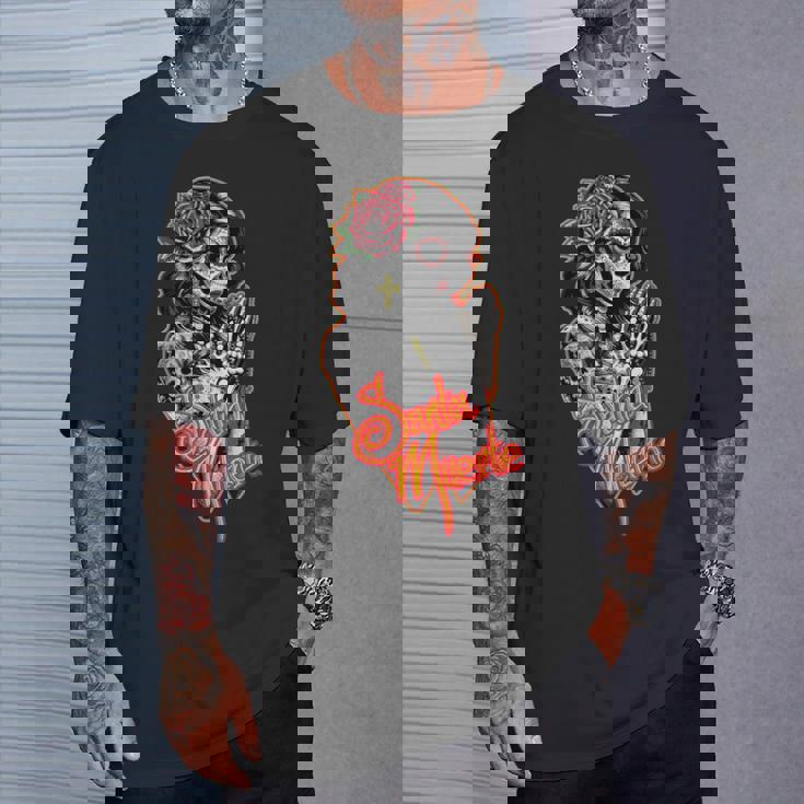 サンタ・ムエルテ・カトリーナ・カラベラ Tシャツ 彼への贈り物