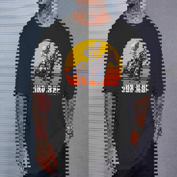 サンデーサイレンスホース、競馬、サンタアニタ、デルマール Tシャツ 彼への贈り物