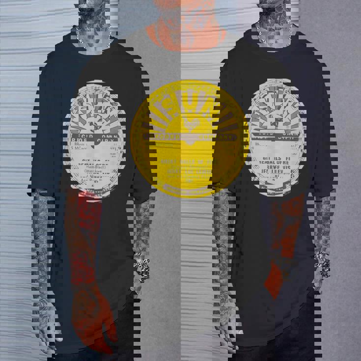 サン・レコードビニール・ジェリー・リー・ルイスグレート・ボールズ・オブ・ファイア Tシャツ 彼への贈り物