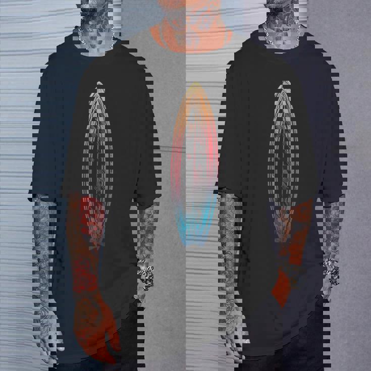 サーフボード サーファー ビーチ パームス 波 サーフィン ボーイ ガール サーフ Tシャツ 彼への贈り物