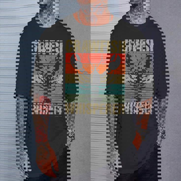 ザリガニ レトロ 面白い ザリガニ シーフード ロブスター ザリガニ好き Tシャツ 彼への贈り物