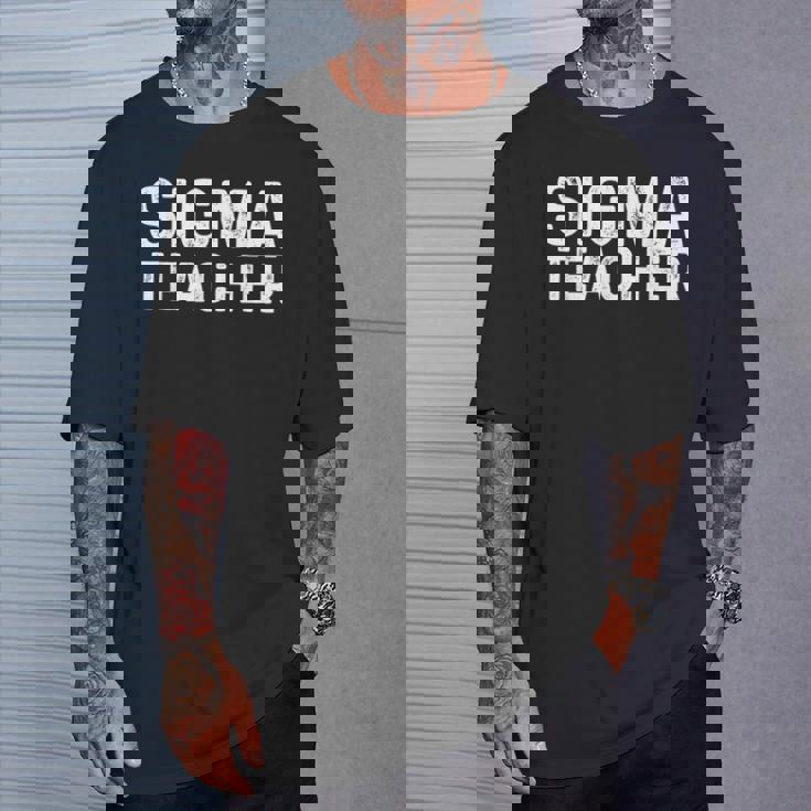 シグマティーチャーファニーミームラバーズシグマ Tシャツ 彼への贈り物