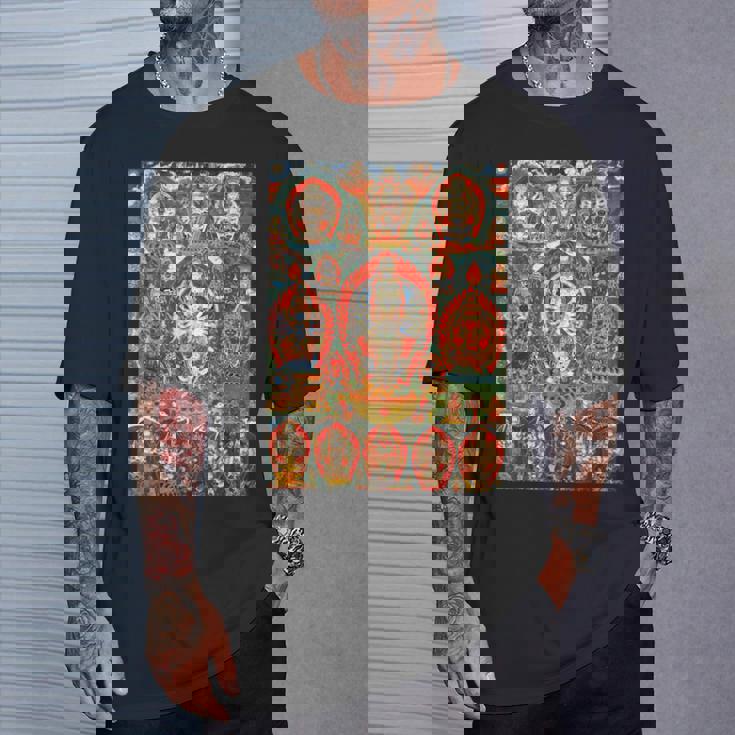 シッダ ラクシュミ チベット仏教 タンカ 曼荼羅 仏教 Tシャツ 彼への贈り物