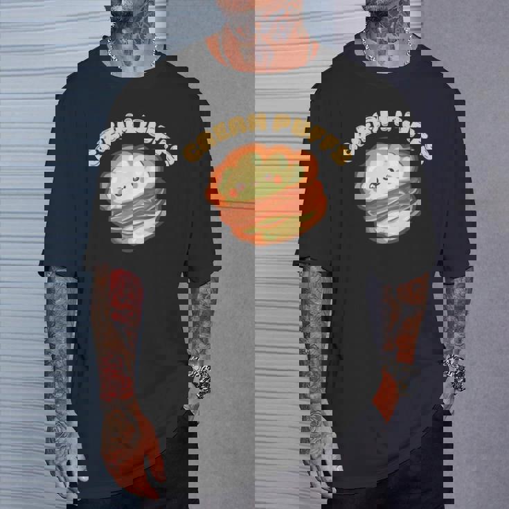 シュークリーム ペストリー デザート好き Tシャツ 彼への贈り物