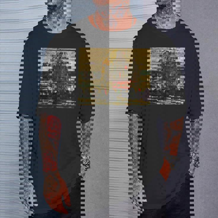 シングル・ハウス・バイ・エゴン・シーレ1915 Tシャツ 彼への贈り物