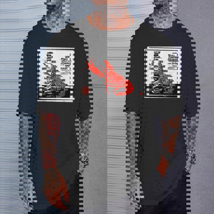 シーフード 1879 ドイツ ロブスター ザリガニ 甲殻類 レトロ Tシャツ 彼への贈り物