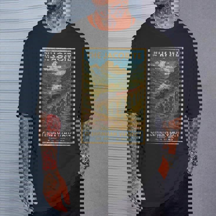 ジャコバイト蒸気レールトレイン Tシャツ 彼への贈り物