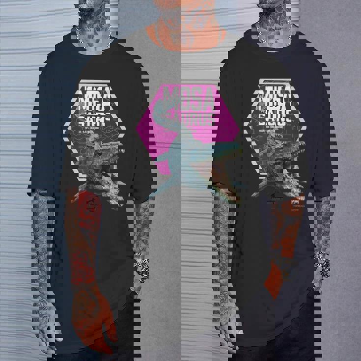 ジュラシック・ワールド Mosasaurus Data Tシャツ 彼への贈り物