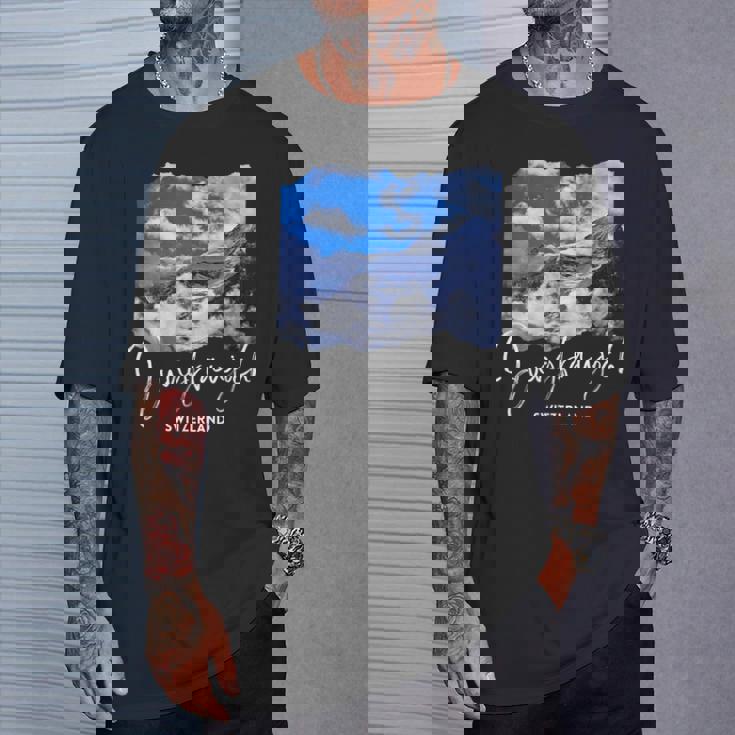 スイス ユングフラウヨッホ お土産 ユングフラウヨッホ Tシャツ 彼への贈り物