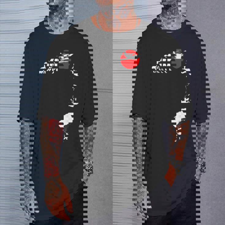 スカイダイビング、パラシュートアウトフィット、スカイダイビング、パラシュツリスト Tシャツ 彼への贈り物