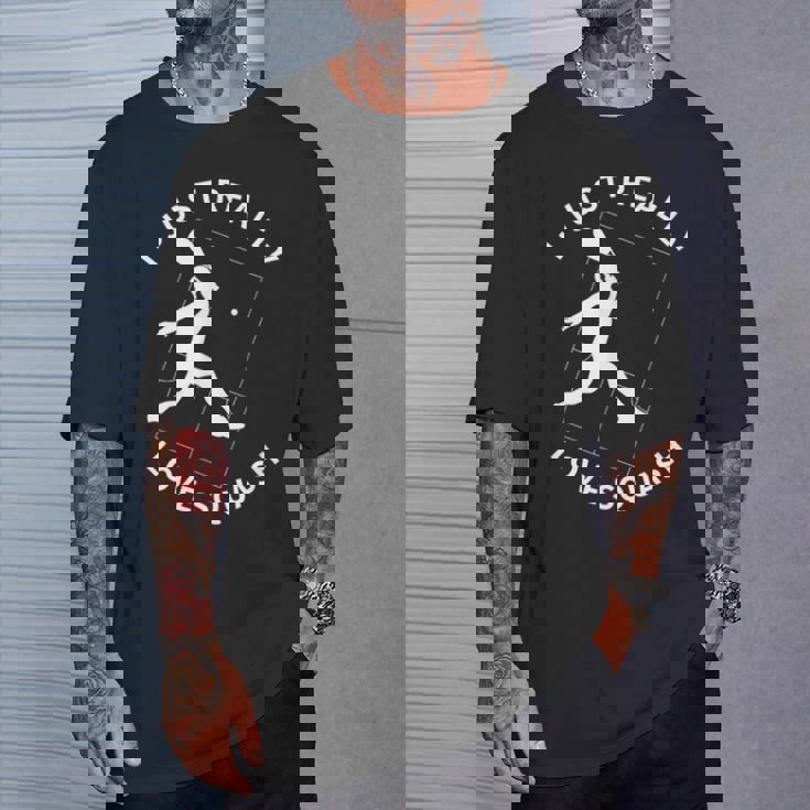 スカッシュプレーヤー I Just Really Lovequash Tシャツ 彼への贈り物