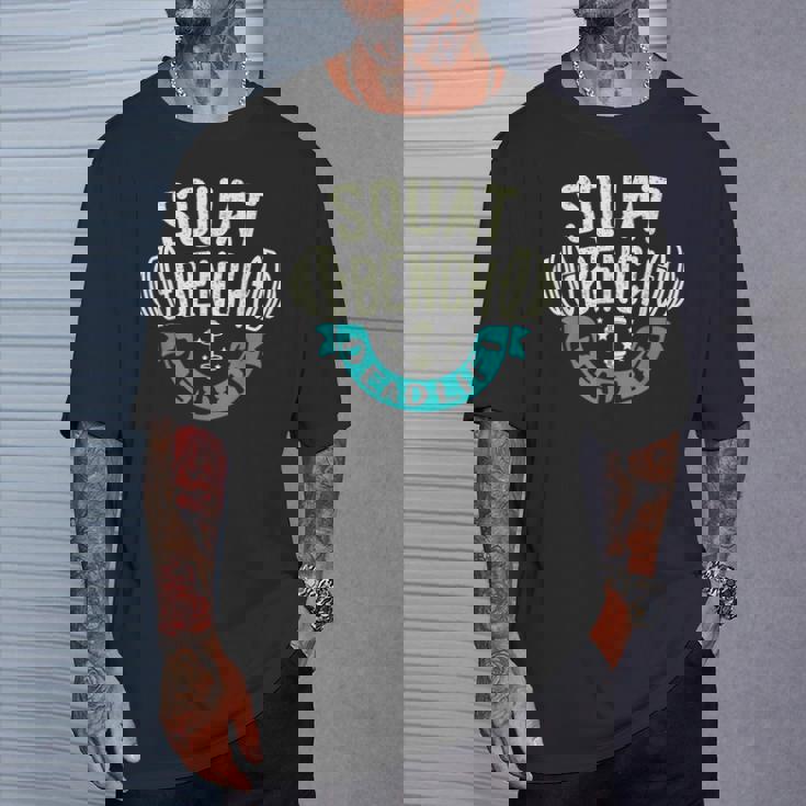 スクワット ベンチプレス デッドリフト パワーリフター Tシャツ 彼への贈り物