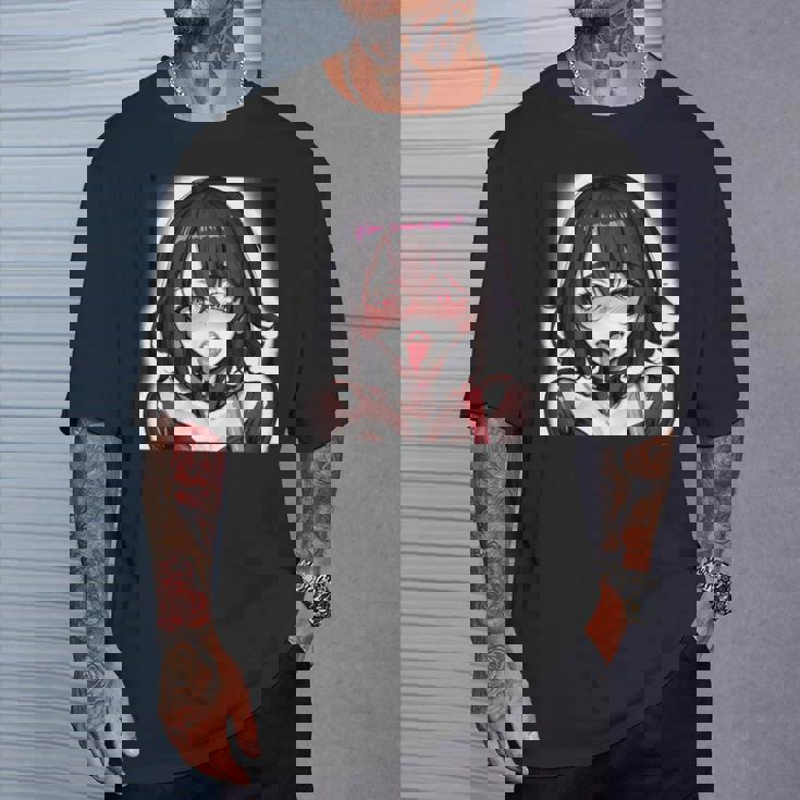 スケベなアニメガール エッチ・ワイフ アニメ 変態 Tシャツ 彼への贈り物