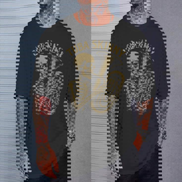 スケルトン チューバ スキニー Tシャツ 彼への贈り物