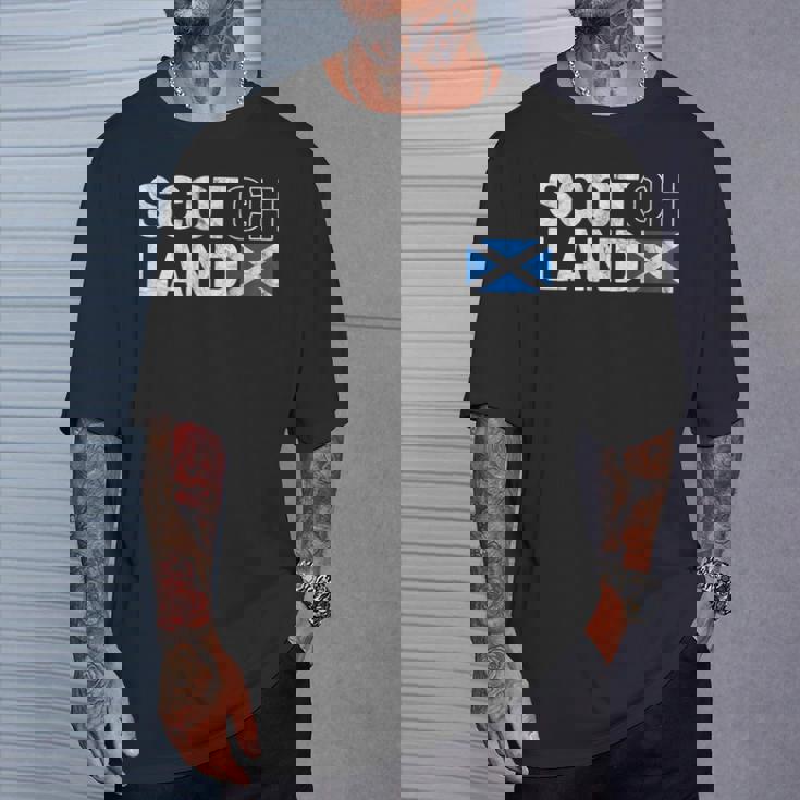 スコットランド国旗 スコッチ ウイスキー おもしろい スコットランド ギフト Tシャツ 彼への贈り物