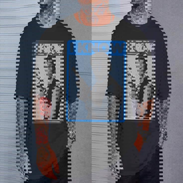 スター・ウォーズ クラシック ハン・ソロ I Know You Love Me ポスター Tシャツ 彼への贈り物