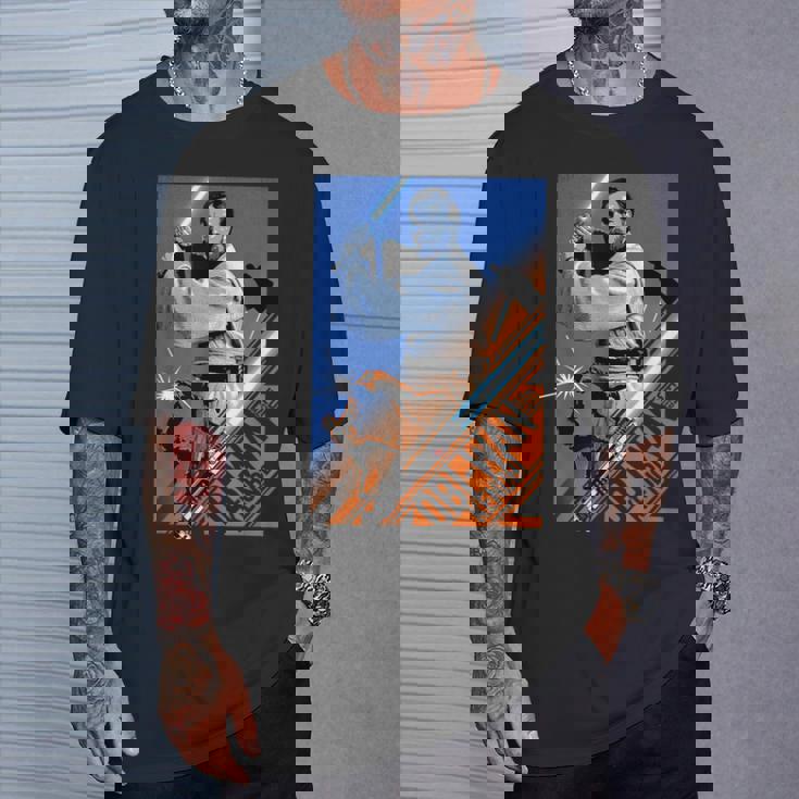 スター・ウォーズ シスの復讐 オビワン ケノービ セイバー スプリット Tシャツ 彼への贈り物