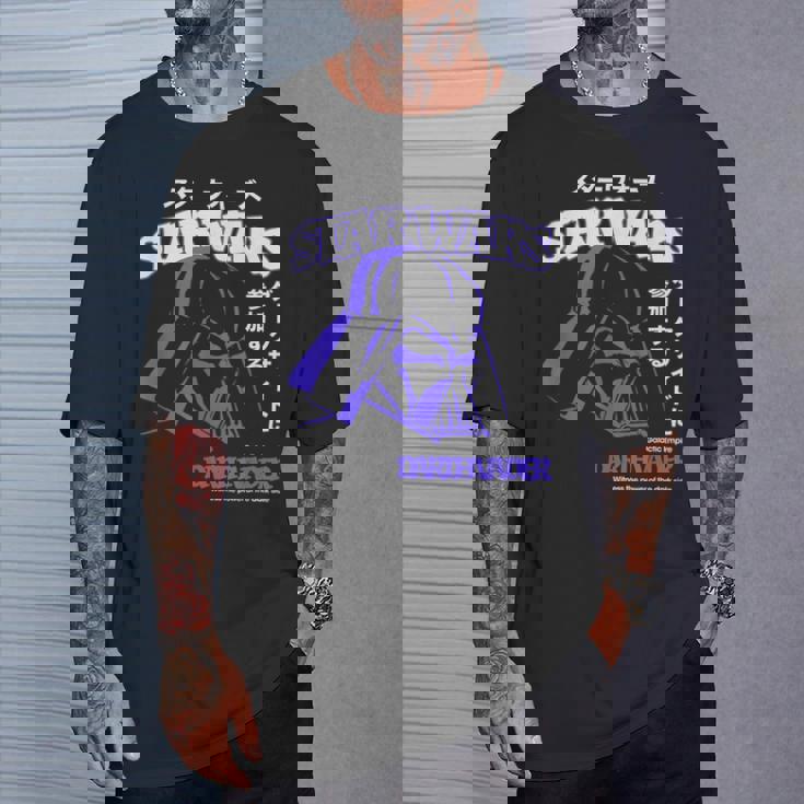 スター・ウォーズ 新たなる希望 ダース・ベイダー 日本のカタカナ ポートレート Tシャツ 彼への贈り物