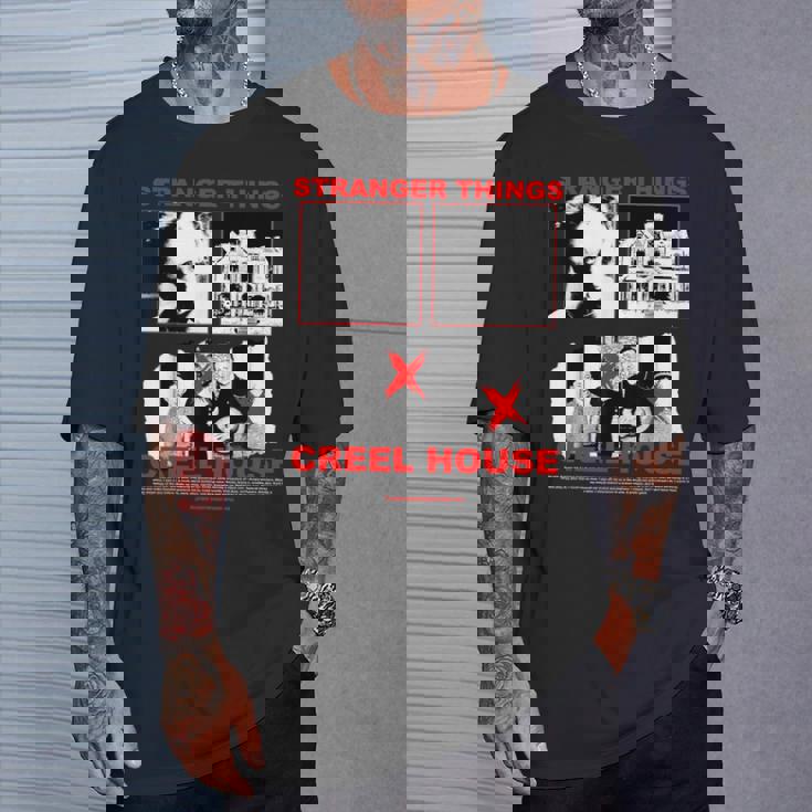ストレンジャー・シングス 80年代 クラシック ホラー クリール ハウス アーバンレジェンド Tシャツ 彼への贈り物