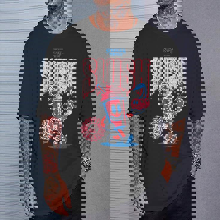 ストレンジャー・シングス スクープ アホイ プロモ スラッシュ チェリー ヴィンテージ 80年代 Tシャツ 彼への贈り物