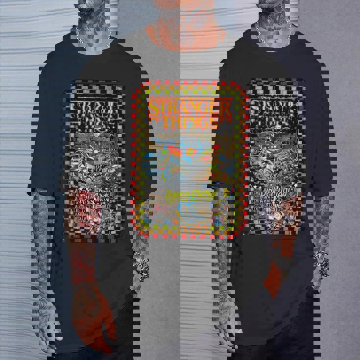 ストレンジャー・シングス プロモ コミック イレブン リンク O マニア レトロ 80年代 Tシャツ 彼への贈り物