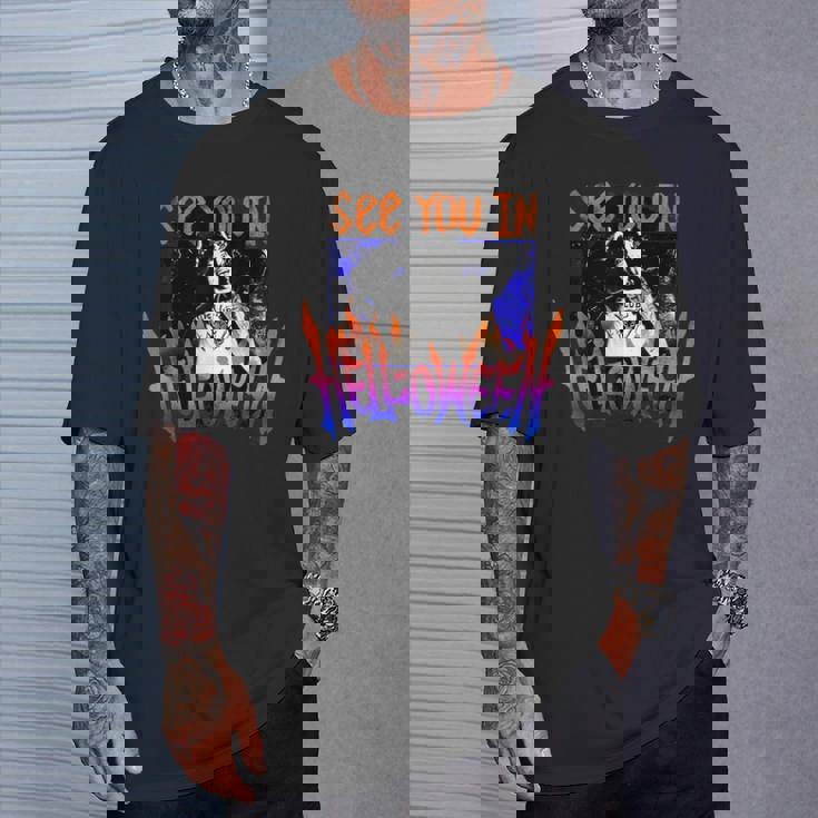 ストレンジャー・シングス ヘルファイア クラブ ハロウィン ロックンロール 楽しいパーティー Tシャツ 彼への贈り物