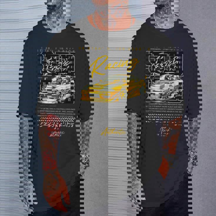 スピードレトロヴィンテージジャパニーズjdm東京ジャパンドリフトレースカー Tシャツ 彼への贈り物