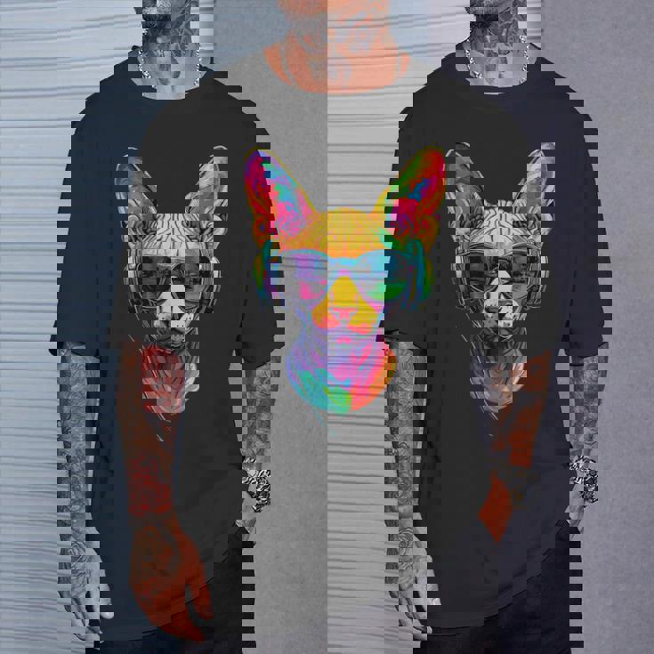 スフィンクス猫スフィンクス猫カナダ猫スウィートスフィンクス猫 Tシャツ 彼への贈り物