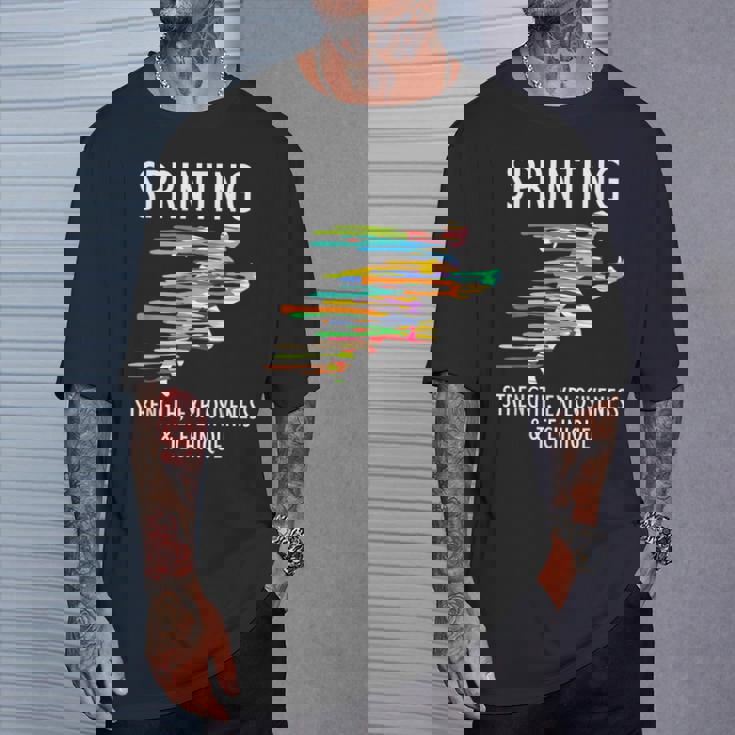 スプリント 短距離 趣味 陸上競技 スキルアップ Tシャツ 彼への贈り物