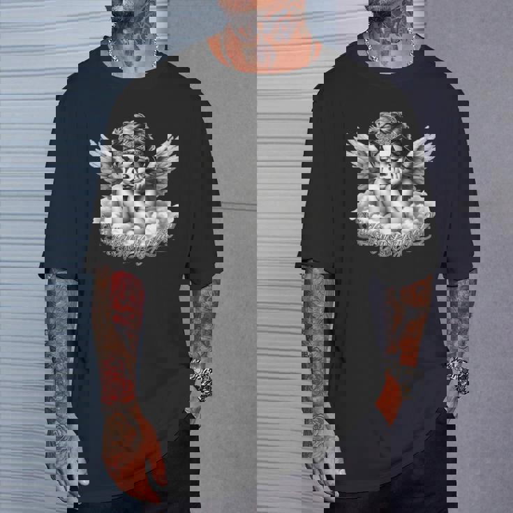 スマイルは後で泣いてエンジェルチョロチョーラタトゥーチカノsmile Now Cry Later Tシャツ 彼への贈り物