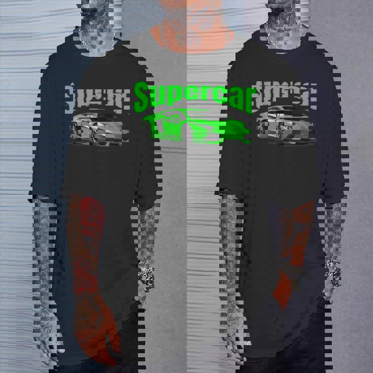 スー スポーツカー マッスルカー レースカー Tシャツ 彼への贈り物