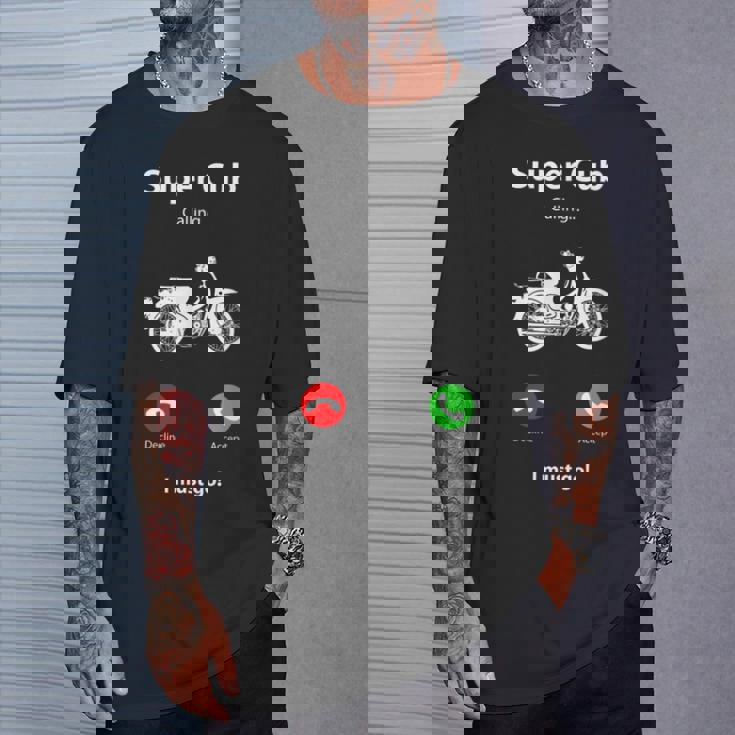 スーパーカブc100 原付バイク レトロジャパン Tシャツ 彼への贈り物