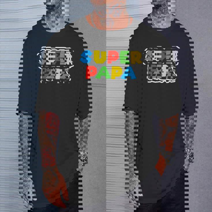 スーパーパパ 誕生日プレゼント 父親ギフト 最高のお父さん Tシャツ 彼への贈り物