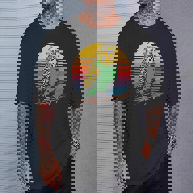 セキセイインコ レトロ セキセイインコ Tシャツ 彼への贈り物