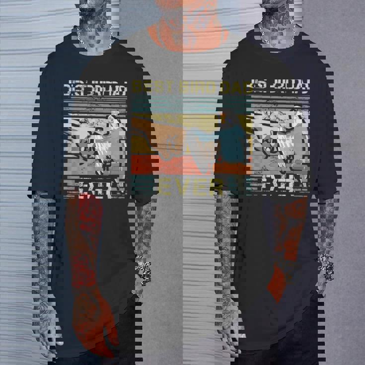 セキセイダッド 鳥好き 父 動物愛好家 鳥の男 Tシャツ 彼への贈り物