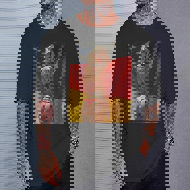 セクシーガールグラフィックtシャツ 「セクシーピンナップガール&ドイツ国旗」 Tシャツ 彼への贈り物