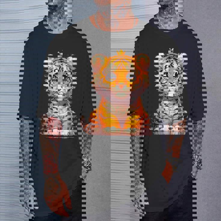 タイガーカブ×可愛いベイビータイガー Tシャツ 彼への贈り物