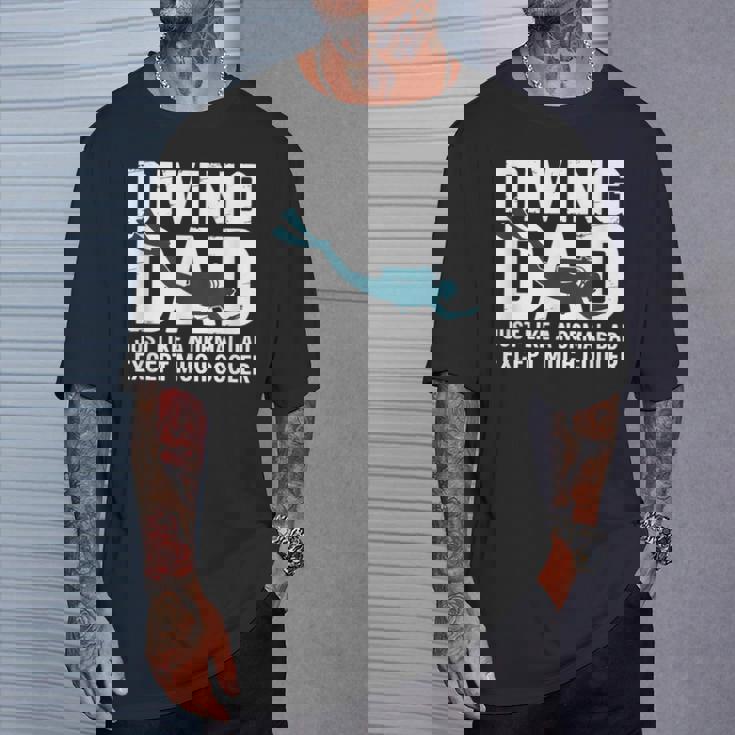 ダイビング お父さん ヴィンテージ スキューバ ダイバー 父 スキューバダイビング Tシャツ 彼への贈り物
