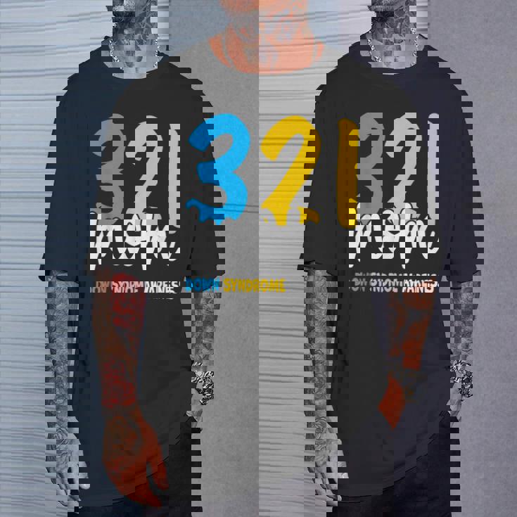 ダウン症啓発 誇り高きトリソミー 21ママダウン症 Tシャツ 彼への贈り物