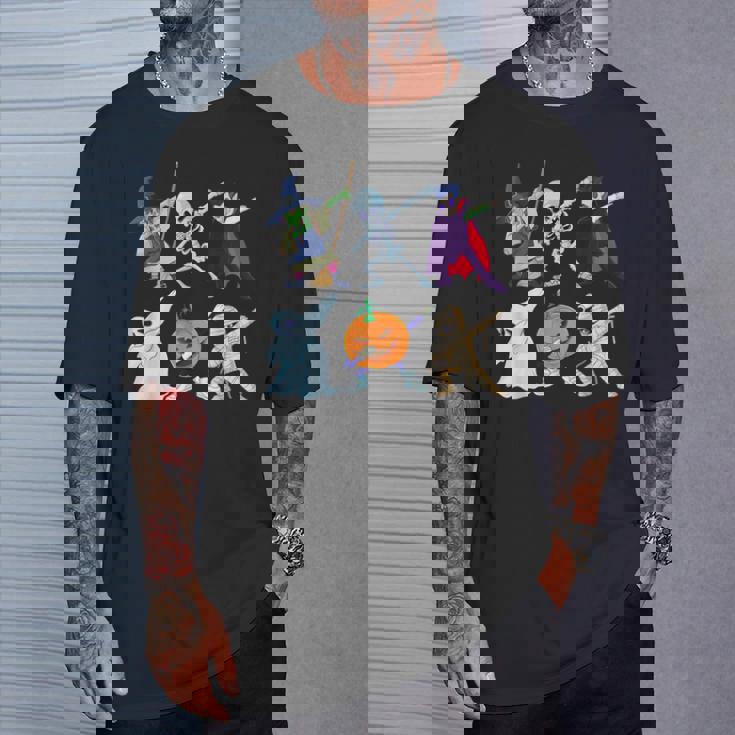 ダビングハロウィン骨格の魔女ヴァンパイアゴーストモンスター Tシャツ 彼への贈り物