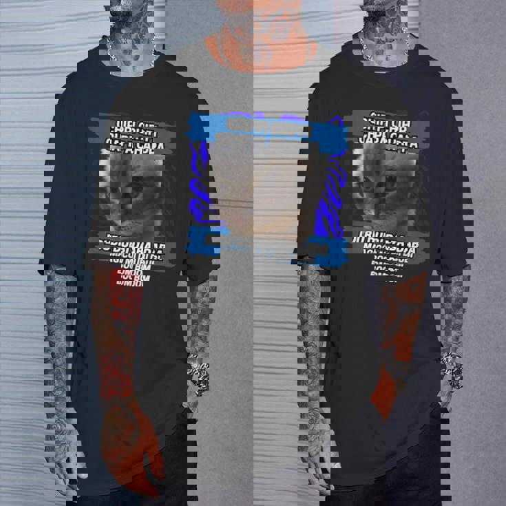 チッピ チッピ チャッパ チャッパ 踊る猫 ミーム Tシャツ 彼への贈り物