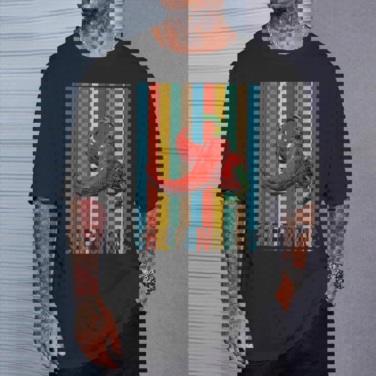 チリペッパー、レッドチリペッパー、レッドホットヴィンテージチリペッパー Tシャツ 彼への贈り物