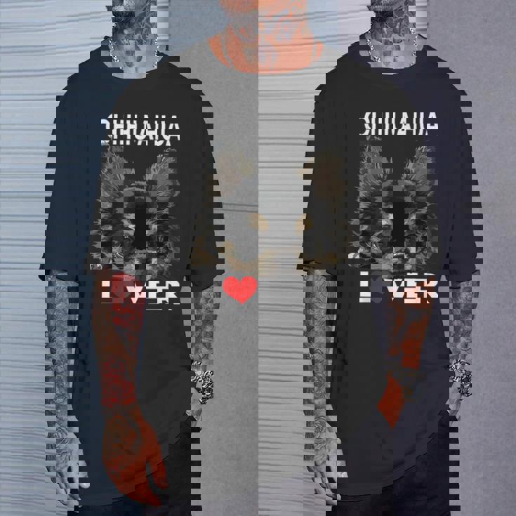 チワワ 長髪好き チワワ 長髪 チワワ Tシャツ 彼への贈り物