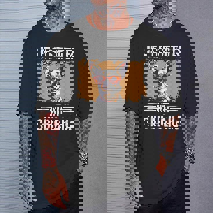 チワワデザイン レディース メンズ チワワ 犬 チワワ 恋人 Tシャツ 彼への贈り物